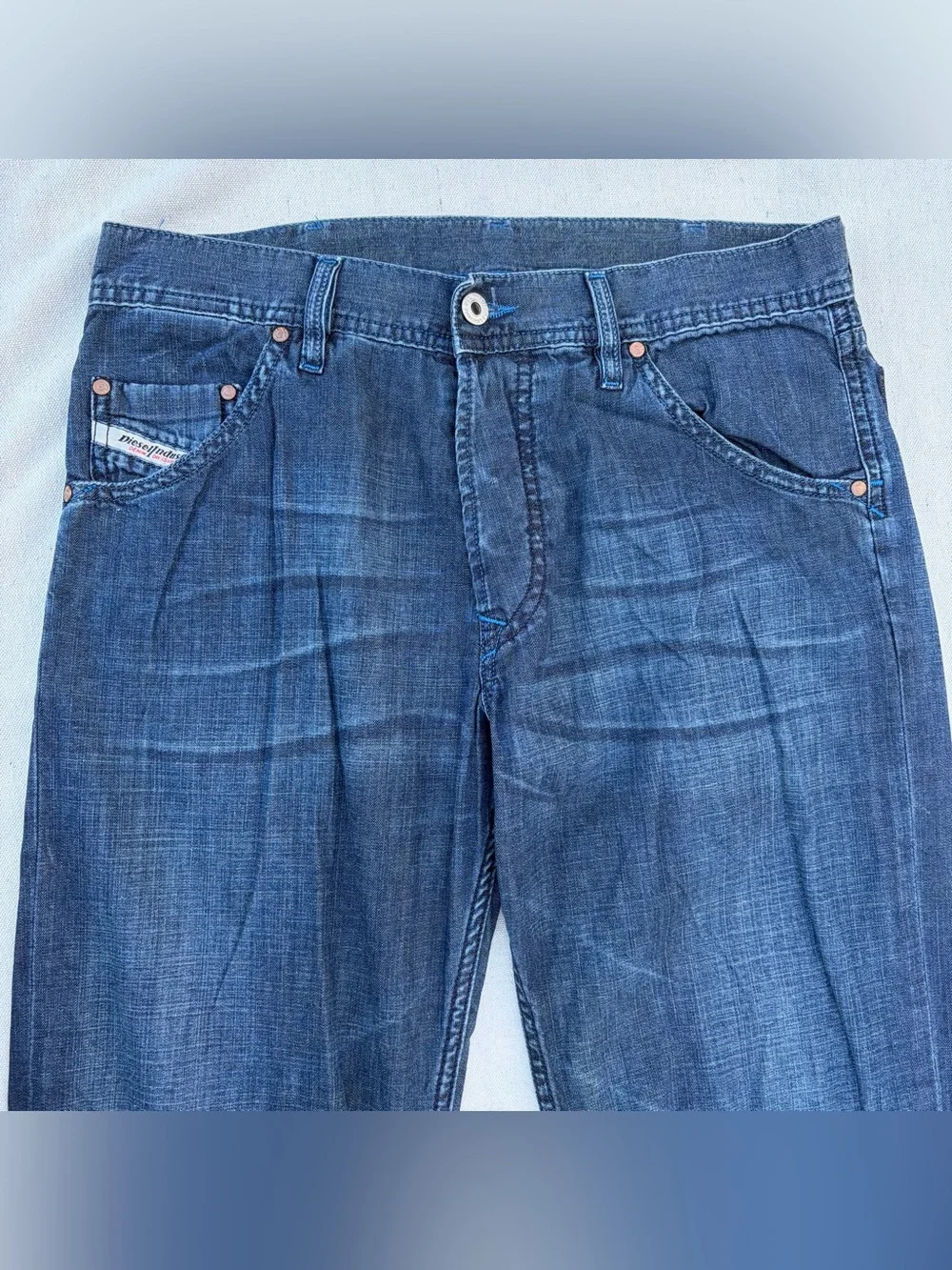Diesel Dark Blue Jeans, Size 30 Y2K Streetwear Grunge